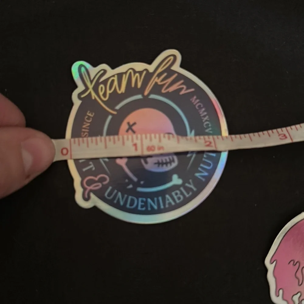 Holographic skull stickers/decals